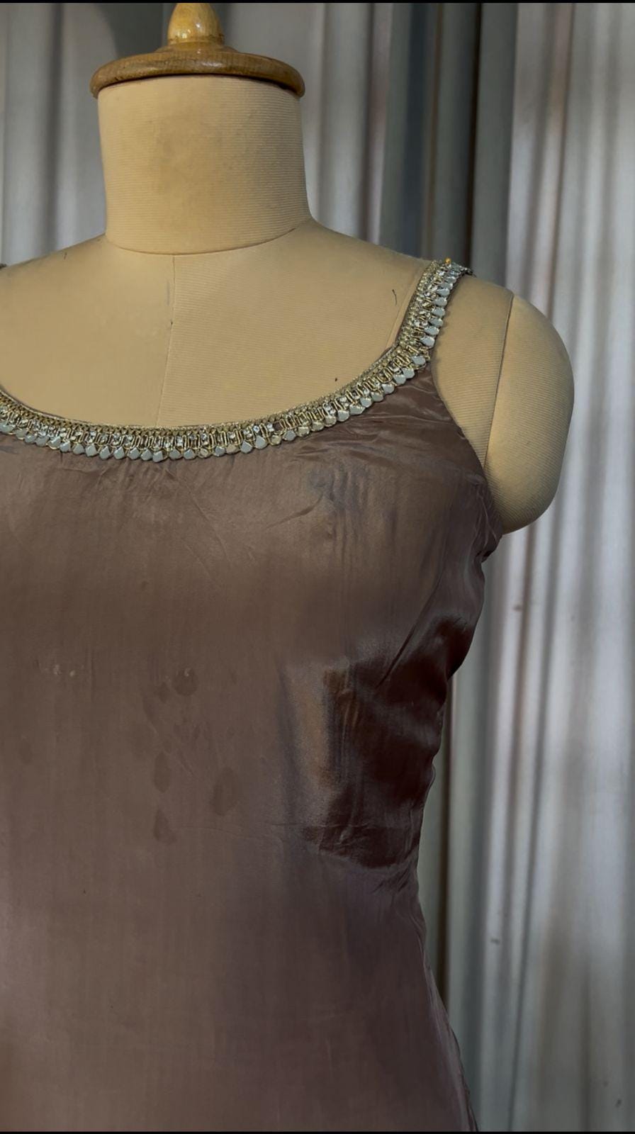 Brown Georgette Sharara Suit - Indian Pakistani Wedding Outfit