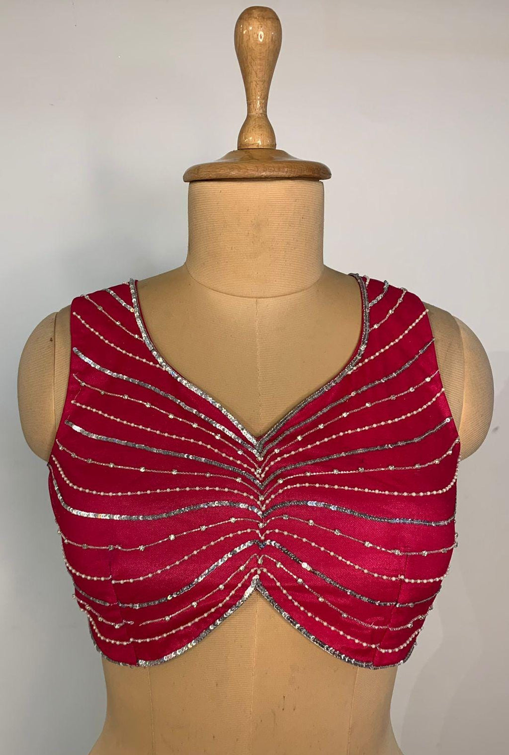 Pink Sequin Lehenga Choli with Dupatta, Indian Wedding Outfit