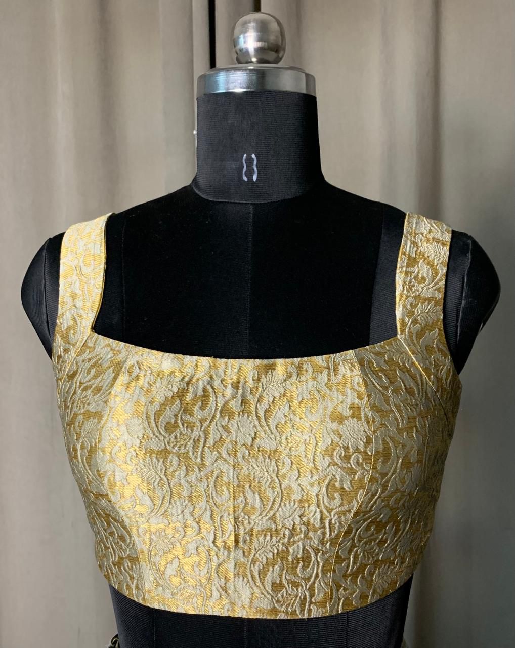 Grey Gold Floral Lehenga Set with Pastel Dupatta