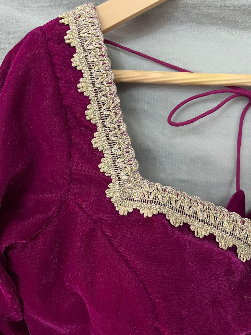 Maroon Velvet Lehenga Choli with Cape, Indian Wedding Outfit